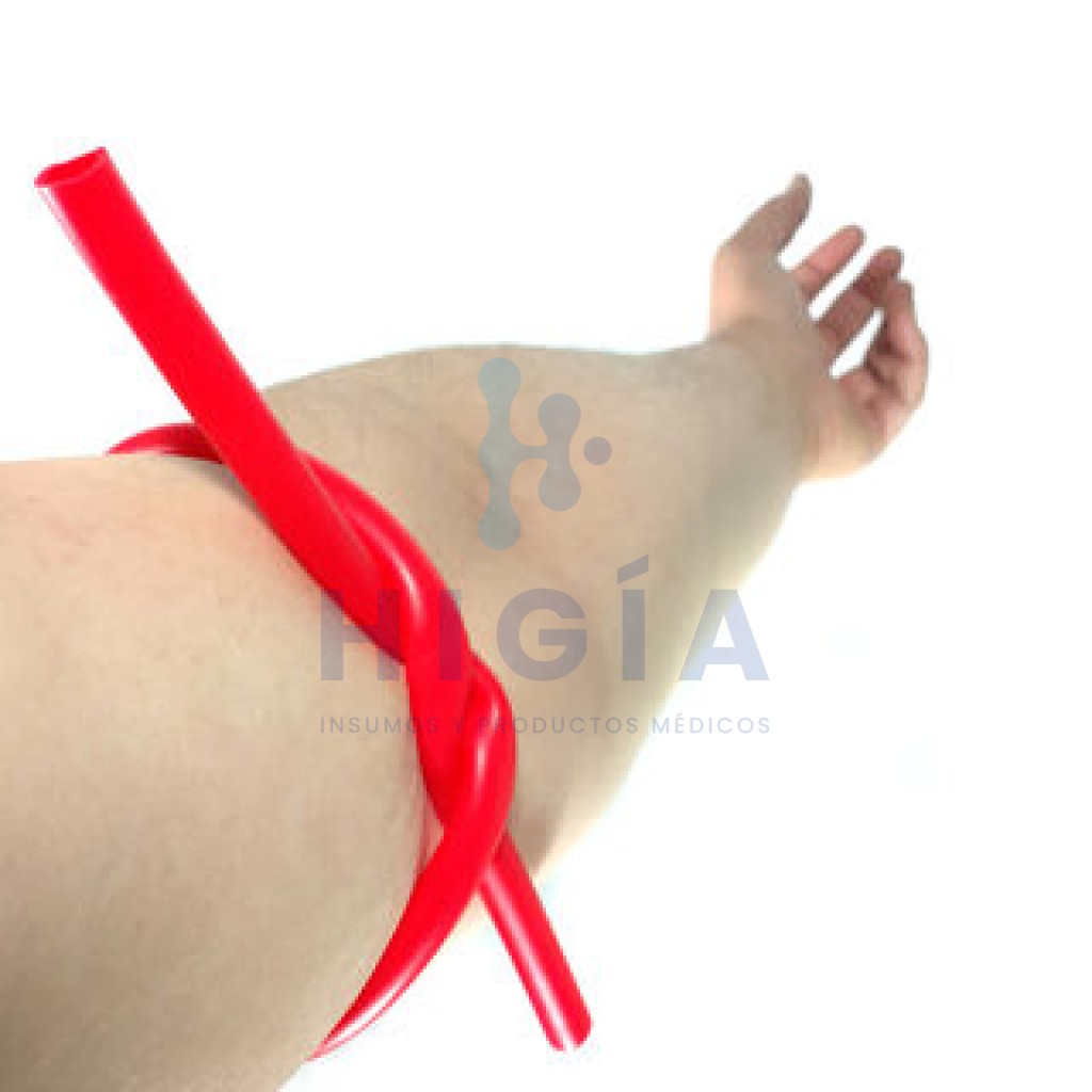 Lazo Hemostatico Torniquete Tubular Extracción Sangre Latex