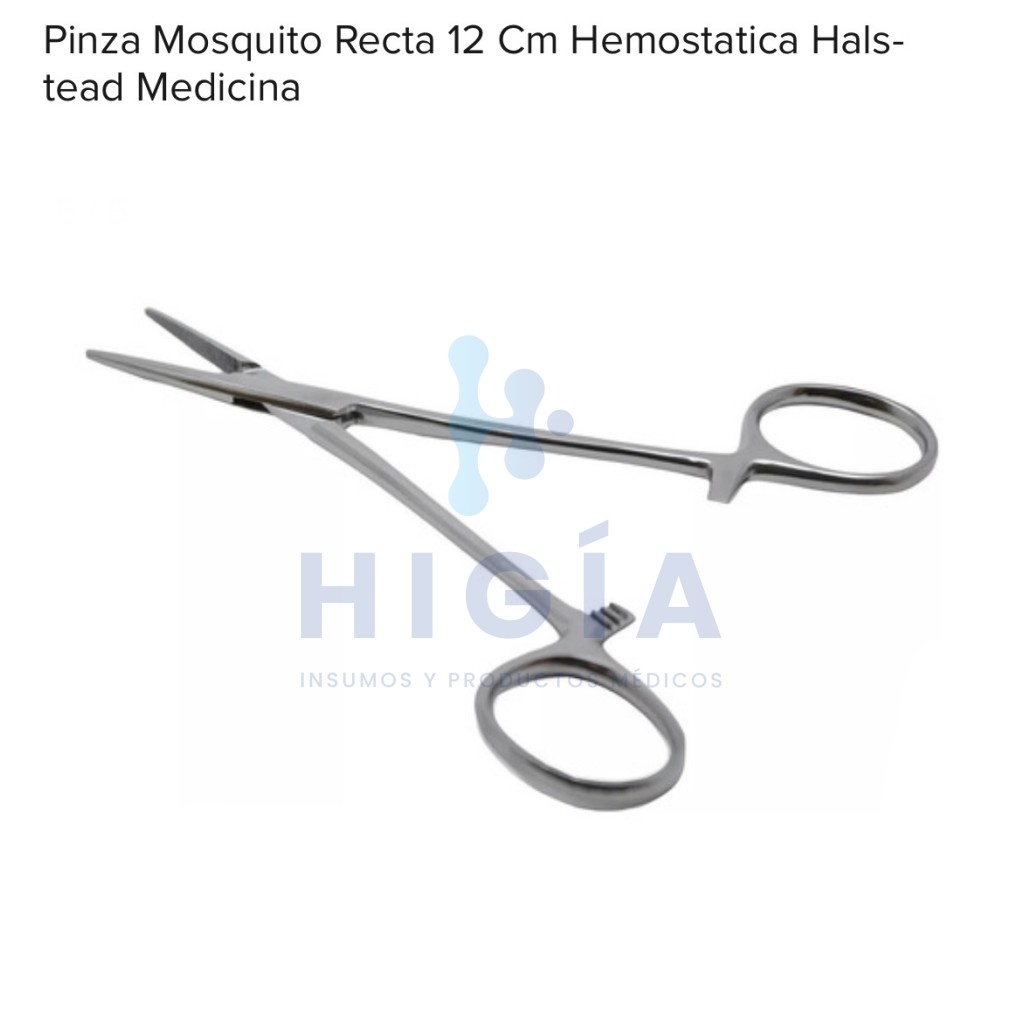 PINZA HALSTEAD "MOSQUITO" - CURVA-RECTA - RECTA 12CM.